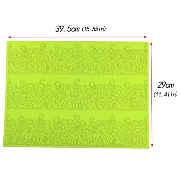 Molde de silicone para renda de açúcar e chocolate - Image 2